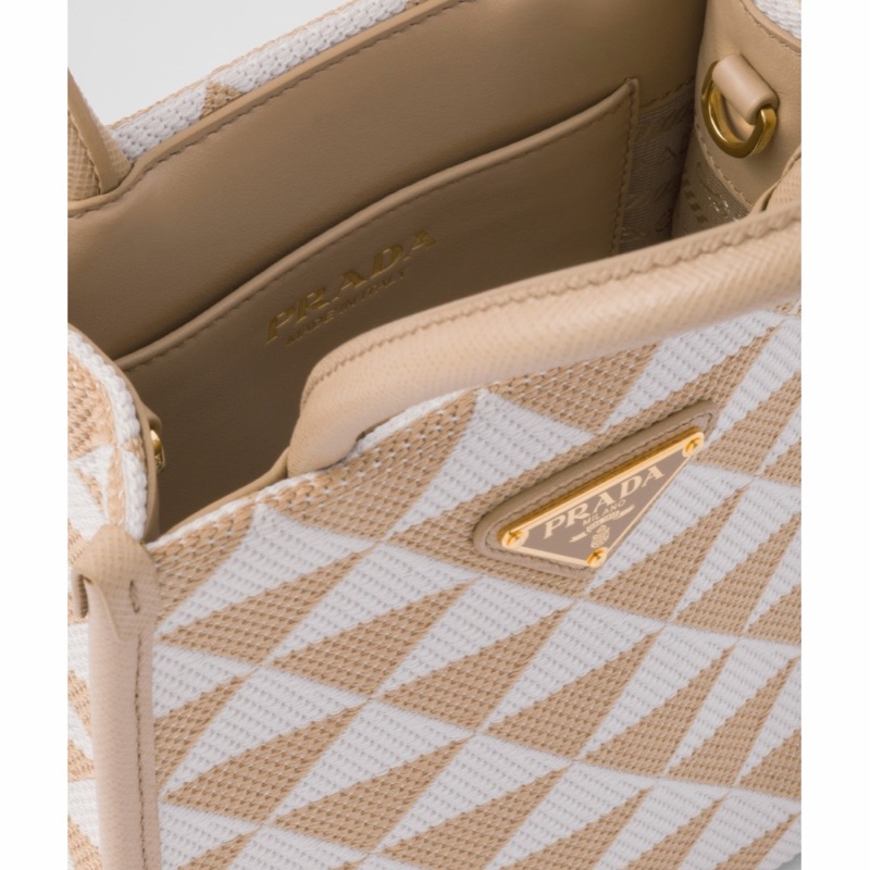 Prada 女士 迷你Symbole提花單肩包均碼碼MINI、17cm*6cm*19cm-4