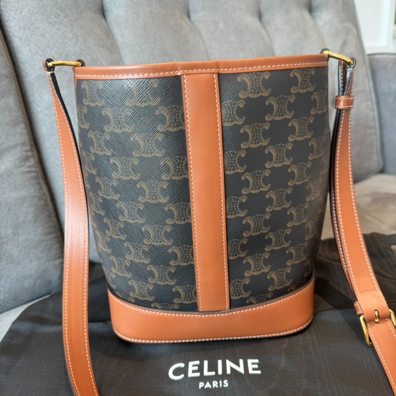 CELINE 滿版老花水桶包-1