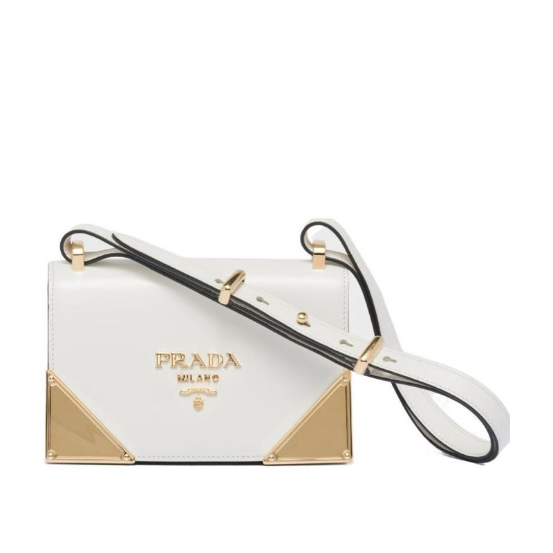 Prada 女士 徽標單肩包均碼碼19 X 6 X 12 CM-0