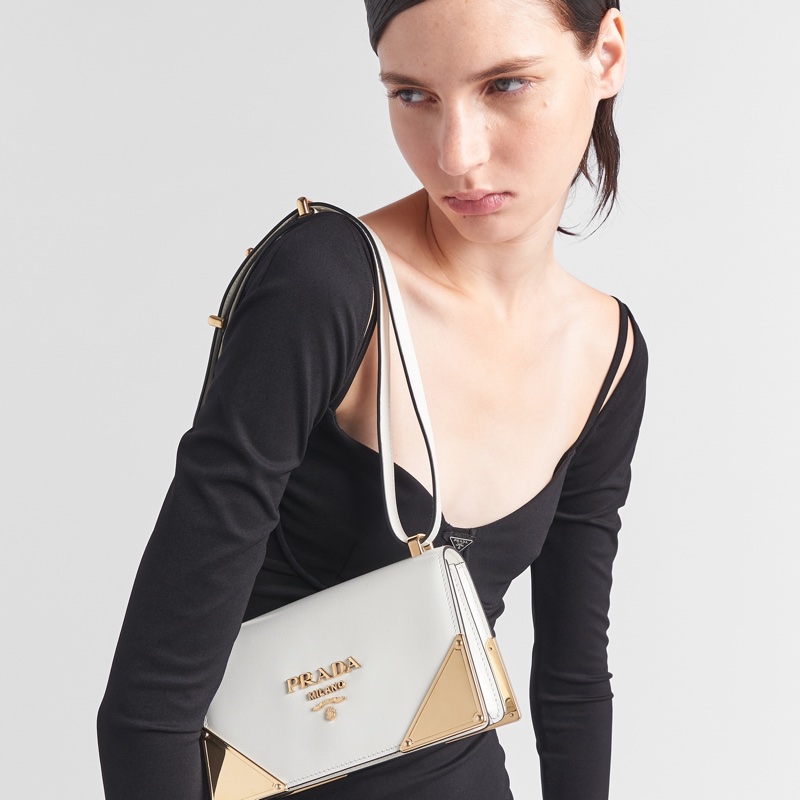 Prada 女士 徽標單肩包均碼碼19 X 6 X 12 CM-5