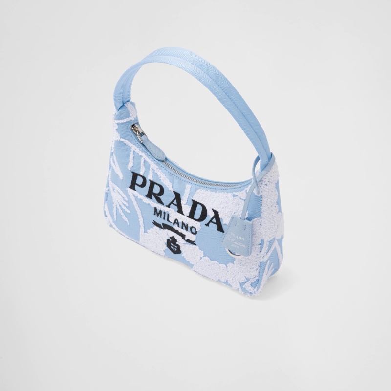 Prada 女士 徽標拉鍊手提包均碼碼22X6X17CM-1