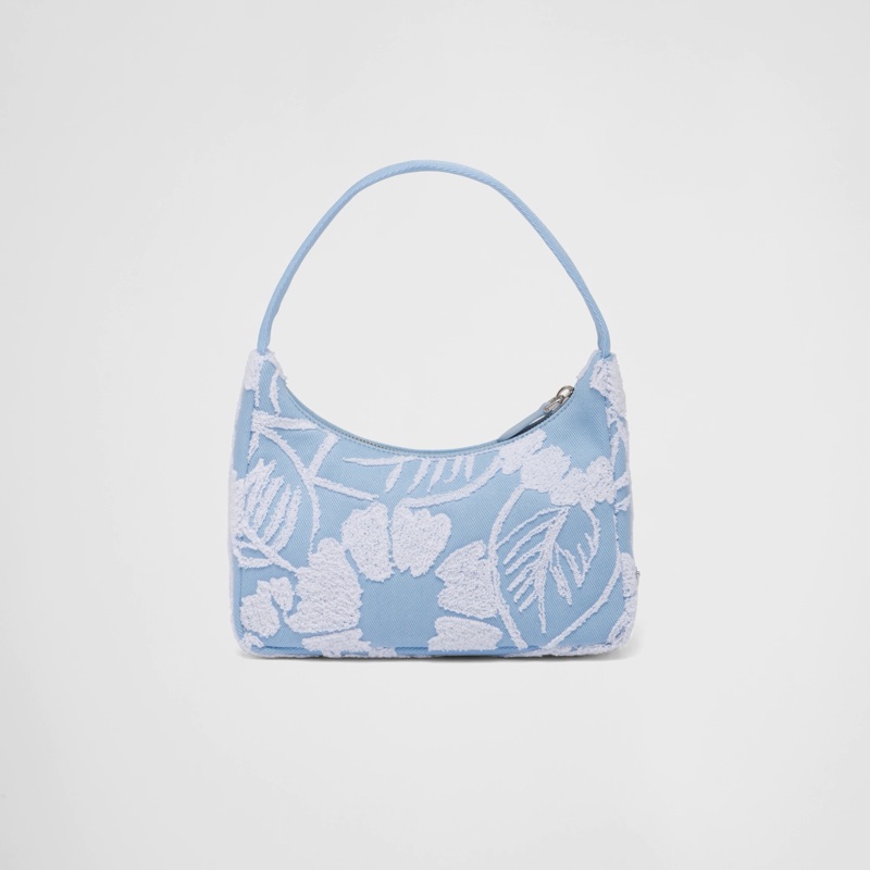 Prada 女士 徽標拉鍊手提包均碼碼22X6X17CM-2