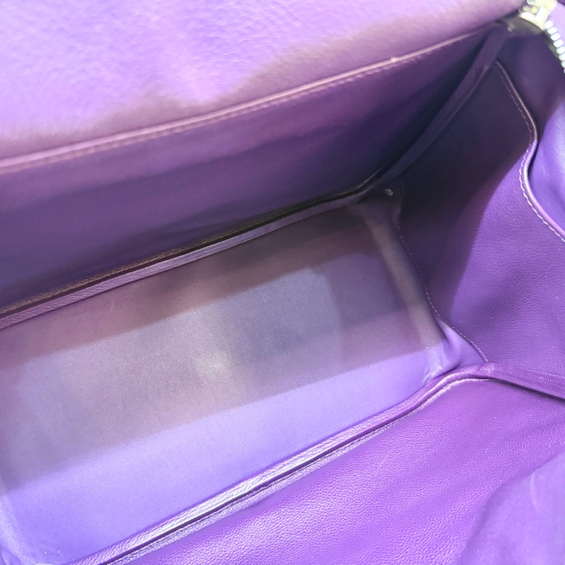 Hermes海葵紫EVERCOLOR 皮Lindy30-8