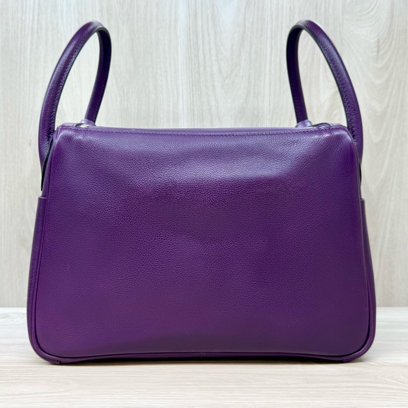 Hermes海葵紫EVERCOLOR 皮Lindy30-13