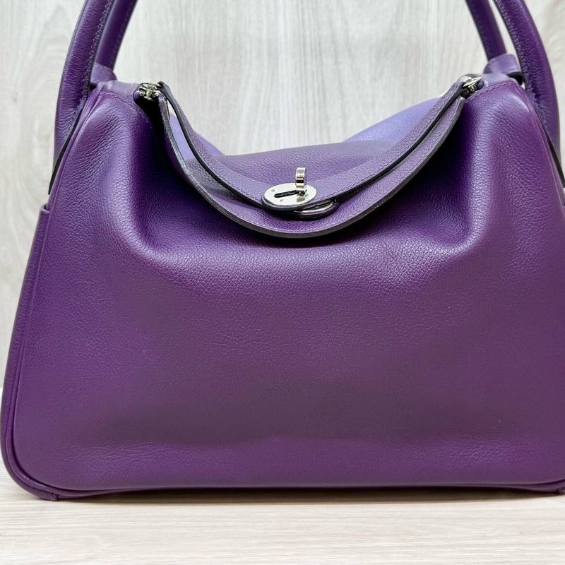 Hermes海葵紫EVERCOLOR 皮Lindy30-15