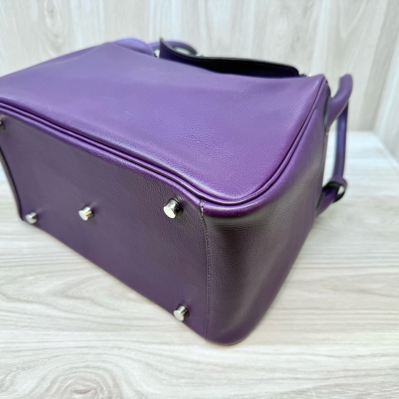 Hermes海葵紫EVERCOLOR 皮Lindy30-17