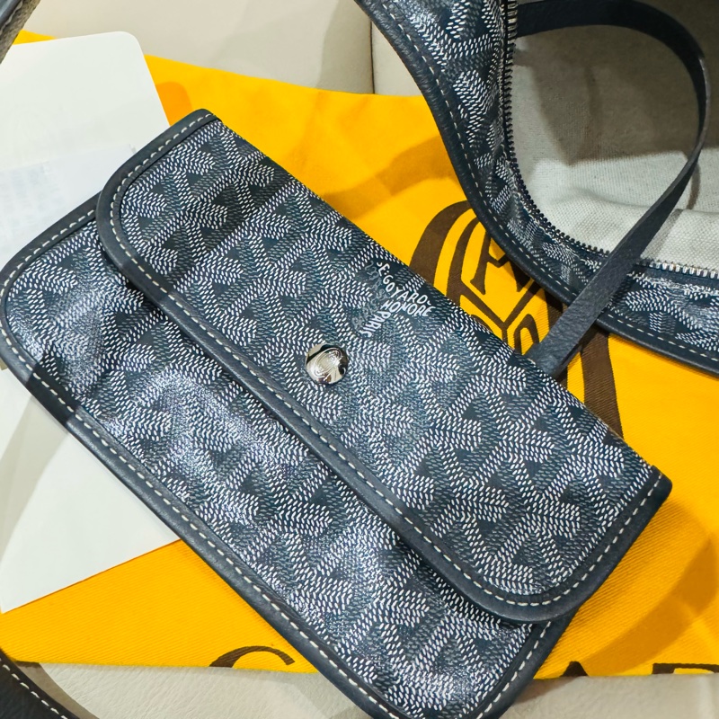 Goyard hobo bag 肩背包/灰色款/99閒置新美品-6