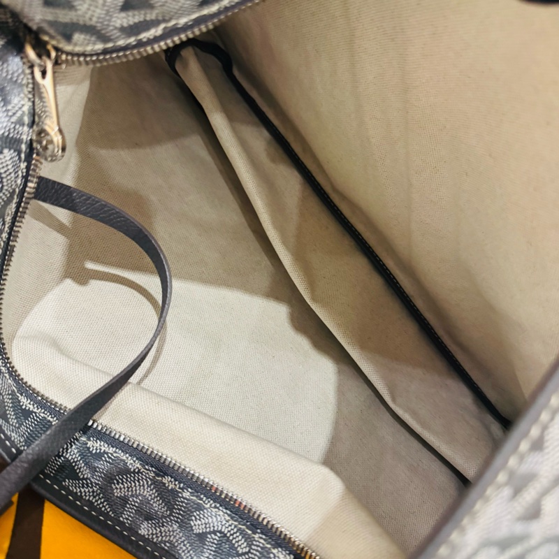 Goyard hobo bag 肩背包/灰色款/99閒置新美品-7