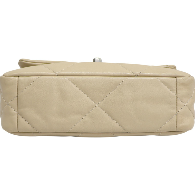 膚色 羊皮 19 口蓋 鍊帶 肩背包 AS1160【CHANEL 香奈兒】 AS1160-3