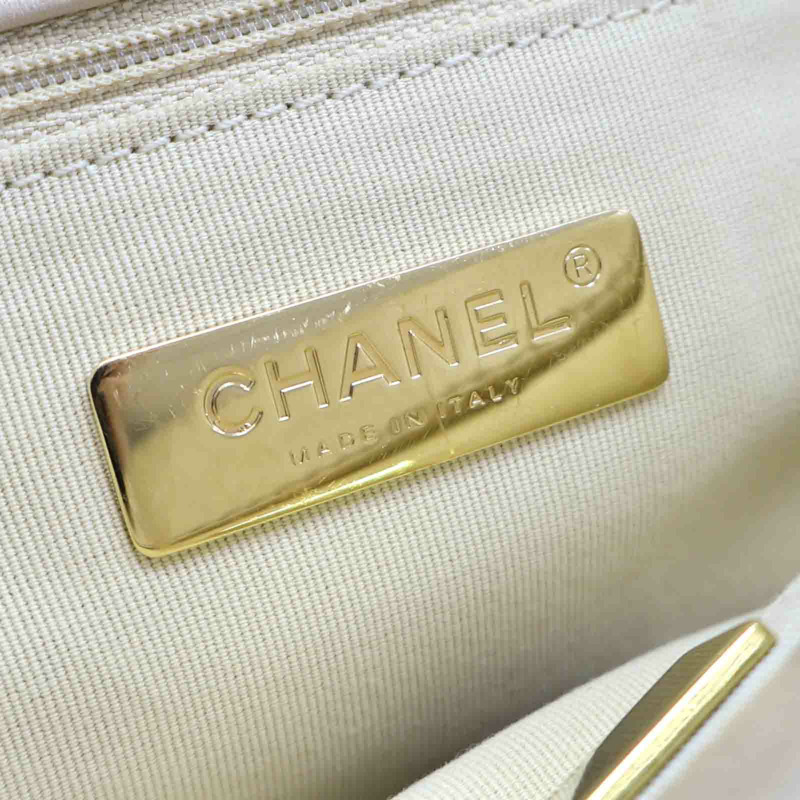 膚色 羊皮 19 口蓋 鍊帶 肩背包 AS1160【CHANEL 香奈兒】 AS1160-7