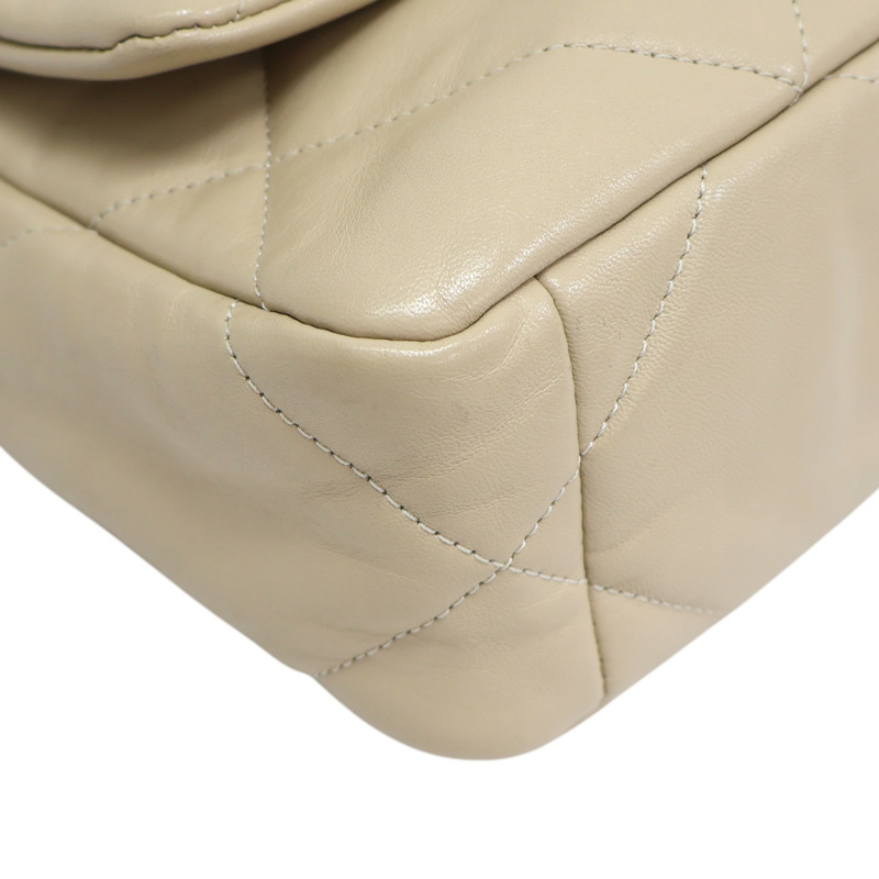 膚色 羊皮 19 口蓋 鍊帶 肩背包 AS1160【CHANEL 香奈兒】 AS1160-12