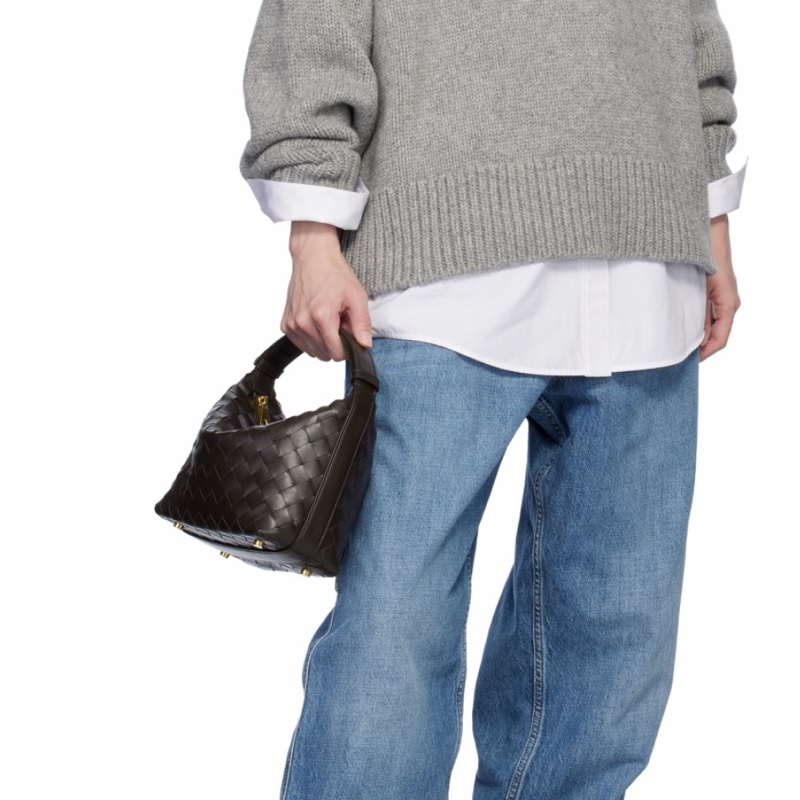 Bottega Veneta 女士 Mini Wallace編織手提包均碼碼MINI、23cm*9.5cm*13cm-4