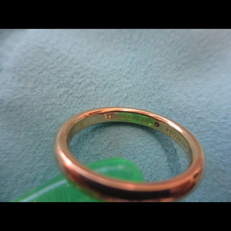 TIFFANY & Co. Elsa Peretti 系列 18K金 750 天然鑽石戒指 鑽戒-6