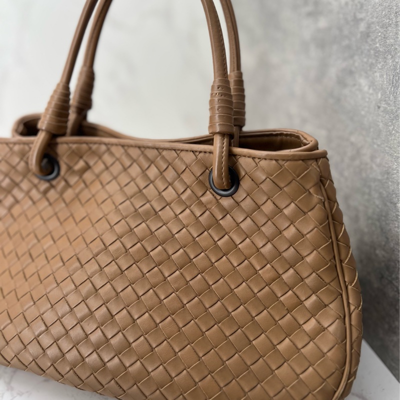 💗香緹國際精品💗 836 BV 🤎 手提編織包 奶茶色 🤎-1