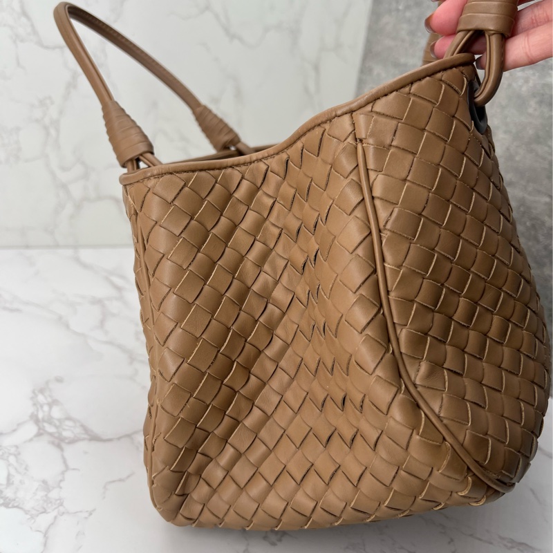 💗香緹國際精品💗 836 BV 🤎 手提編織包 奶茶色 🤎-17