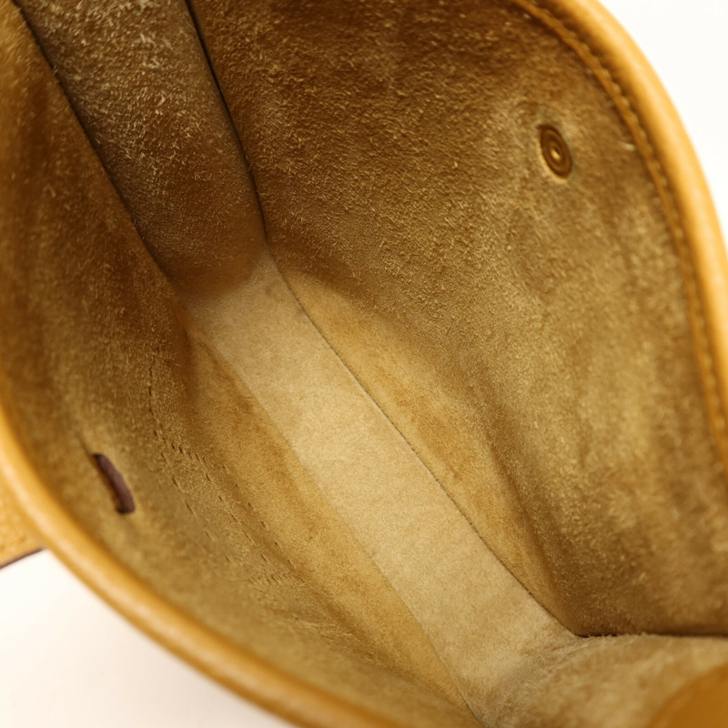 HERMES Maurice皮革Evelyne TPM金扣肩背袋Sesame/Lime-4