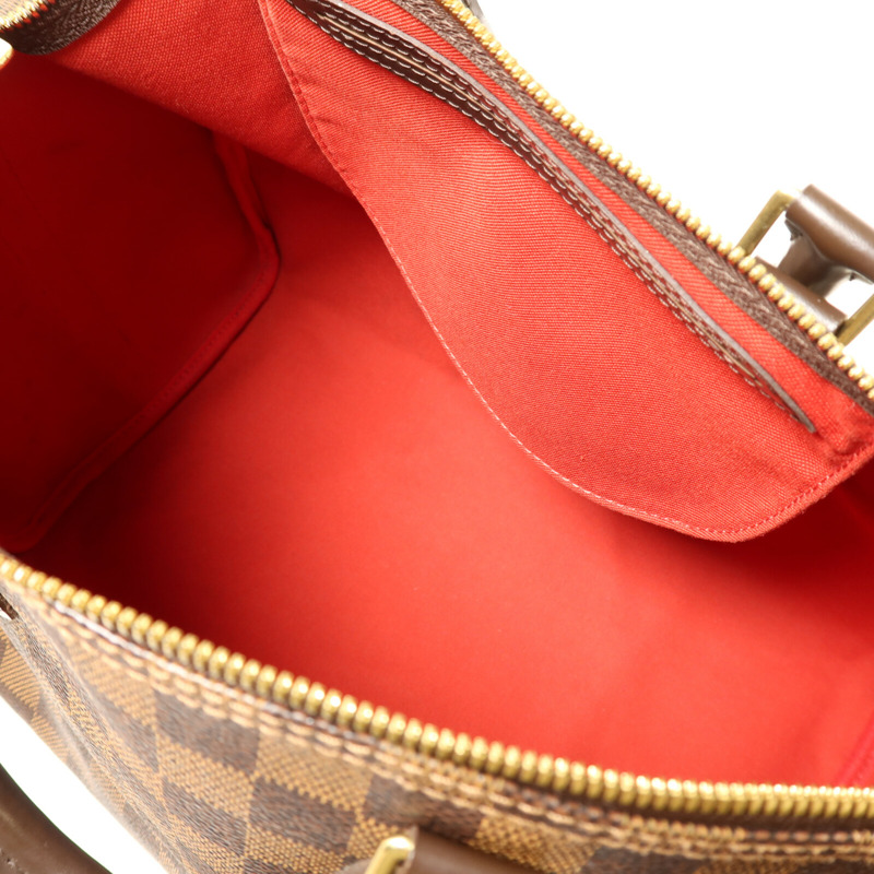 LOUIS VUITTON Damier Speedy Bandouliere 35金扣手挽肩背兩用袋-4