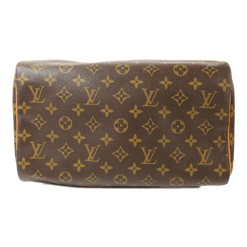 LOUIS VUITTON Monogram Speedy 30金扣手挽袋-3