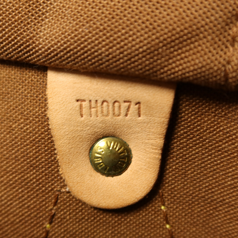 LOUIS VUITTON Monogram Speedy 30金扣手挽袋-6