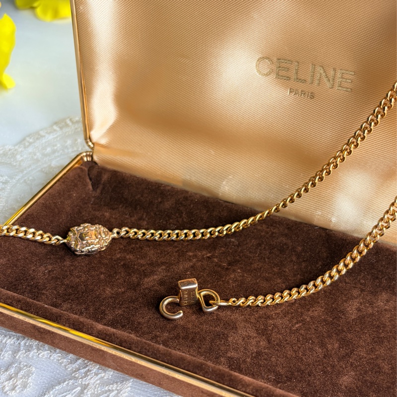 罕有多用途 Celine凱旋門長項鏈 毛衣鏈 腰鏈兩用 附原裝盒子-7