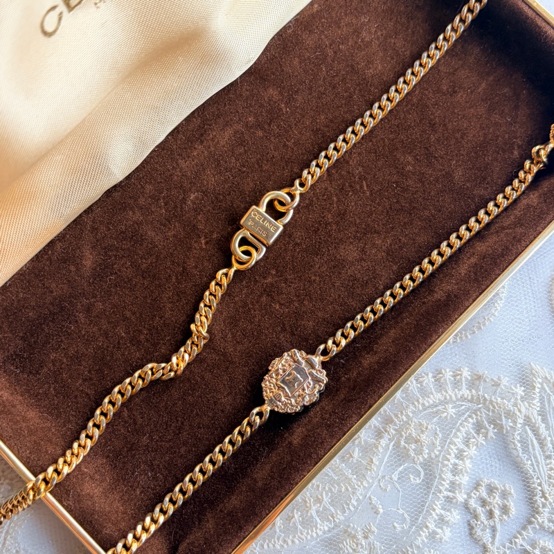 罕有多用途 Celine凱旋門長項鏈 毛衣鏈 腰鏈兩用 附原裝盒子-11