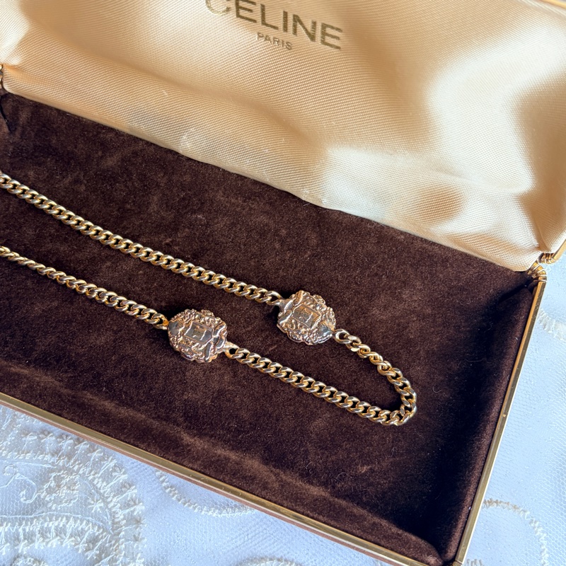 罕有多用途 Celine凱旋門長項鏈 毛衣鏈 腰鏈兩用 附原裝盒子-12
