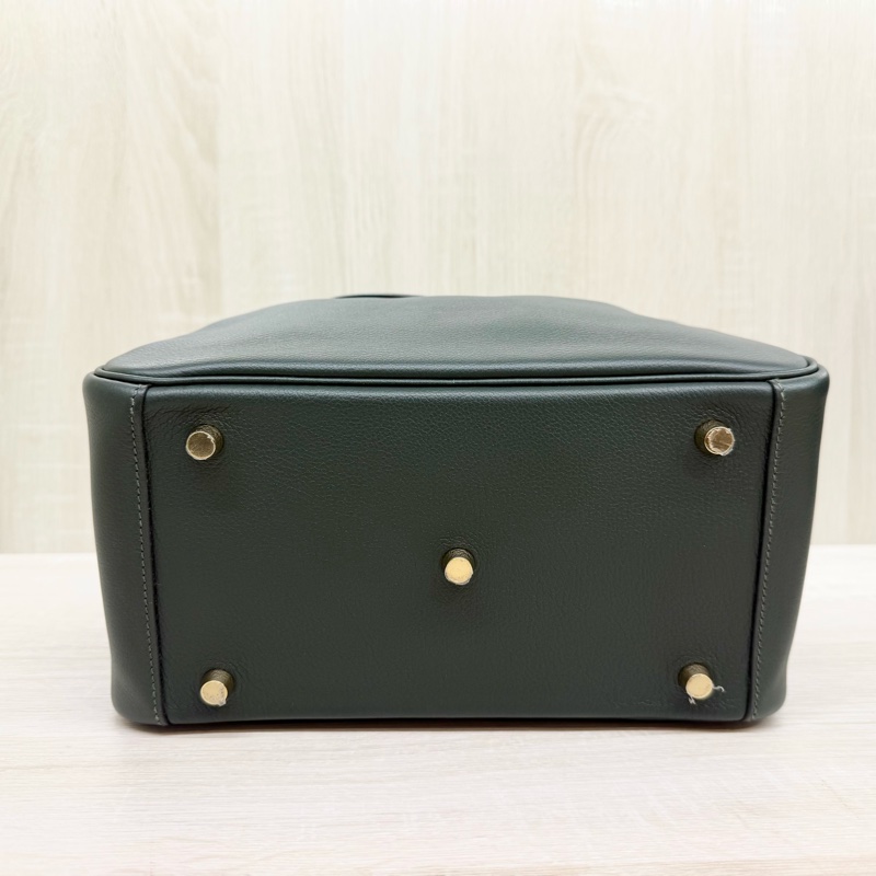 HERMES泰坦綠evercolor皮Lindy26（離櫃商品）-4