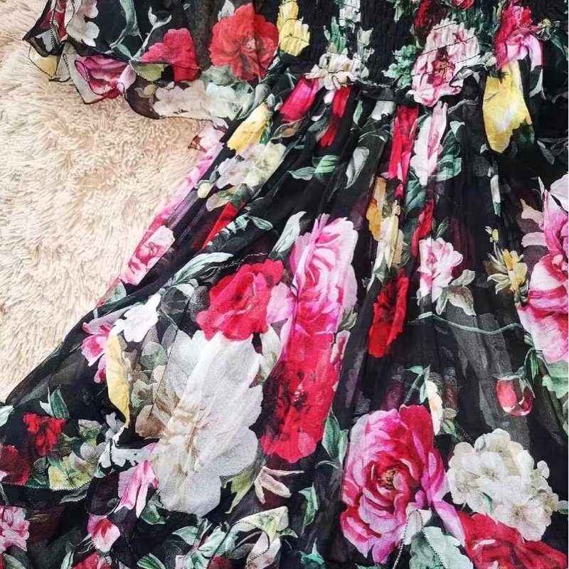 Dg真絲連衣裙38碼-1