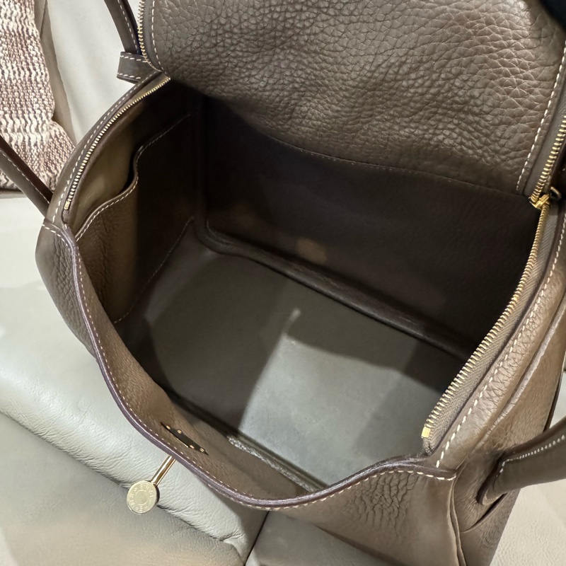 Hermes 愛馬仕 Lindy 林迪包26/大象灰金釦/95新美品-5