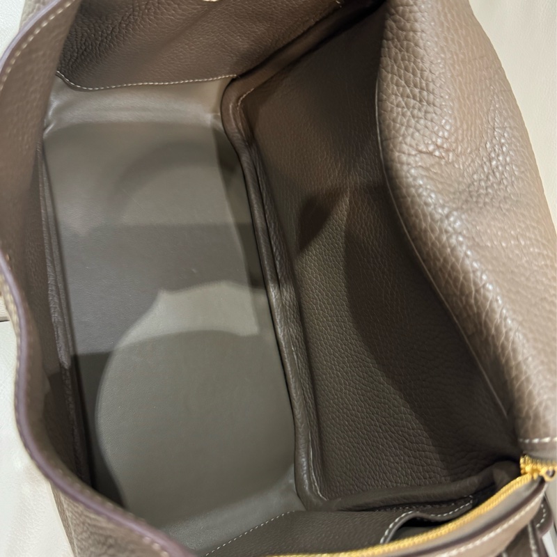 Hermes 愛馬仕 Lindy 林迪包26/大象灰金釦/95新美品-13