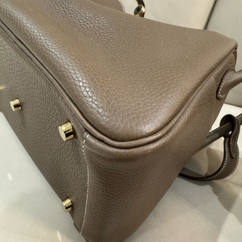 Hermes 愛馬仕 Lindy 林迪包26/大象灰金釦/95新美品-20