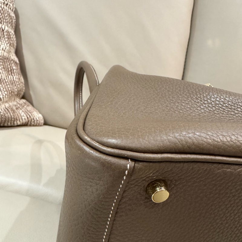 Hermes 愛馬仕 Lindy 林迪包26/大象灰金釦/95新美品-21