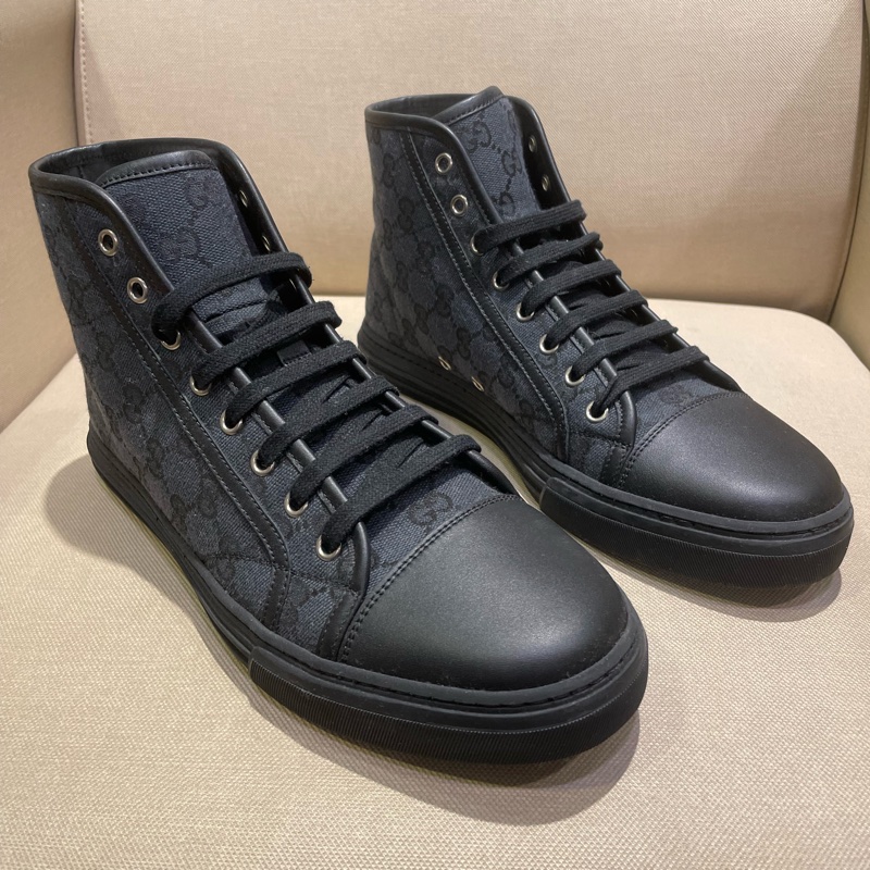 GUCCI老花高筒男鞋-0