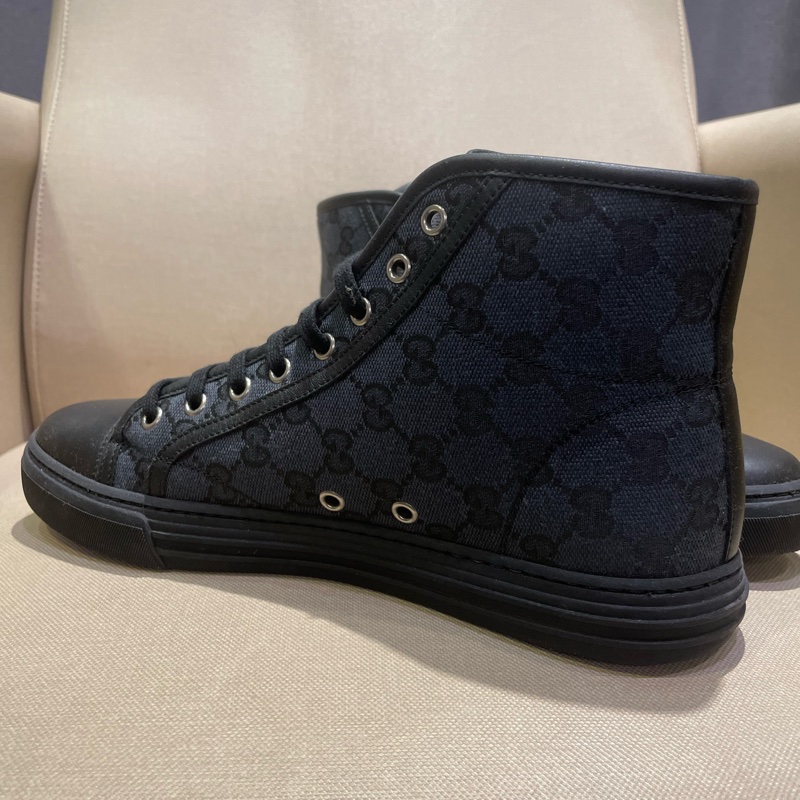 GUCCI老花高筒男鞋-1