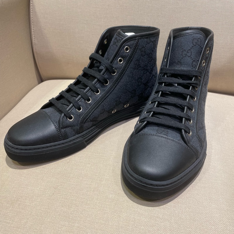 GUCCI老花高筒男鞋-2