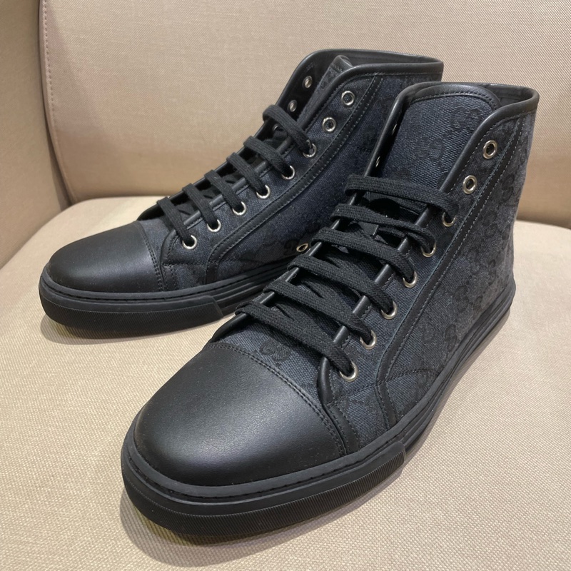 GUCCI老花高筒男鞋-3