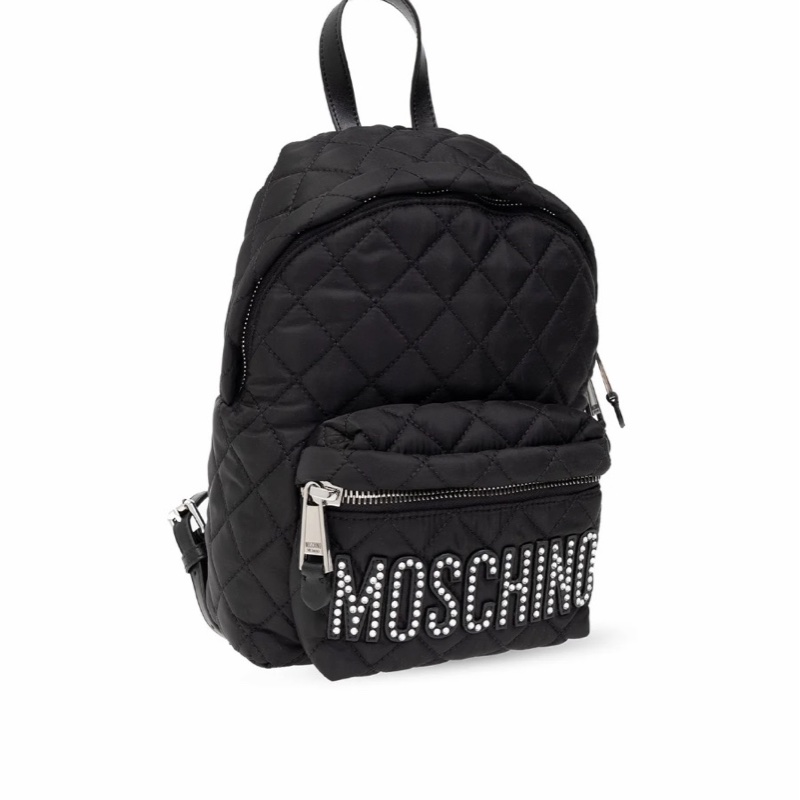 Moschino 女士 徽標綴飾雙肩包均碼碼21.5cm*10.5cm*30.5cm-0