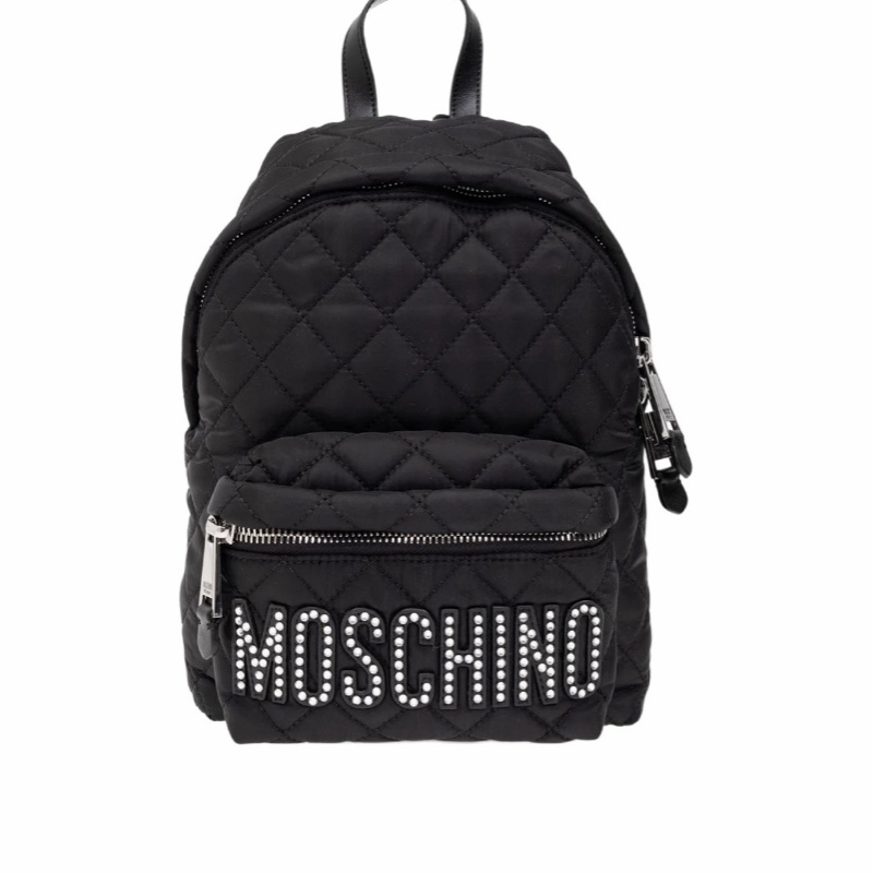 Moschino 女士 徽標綴飾雙肩包均碼碼21.5cm*10.5cm*30.5cm-2