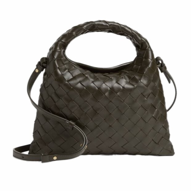 Bottega Veneta 女士 迷你Hop編織單肩包均碼碼MINI、25.5cm*11cm*14.5cm-0