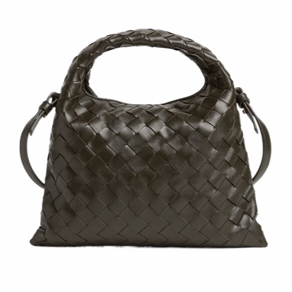 Bottega Veneta 女士 迷你Hop編織單肩包均碼碼MINI、25.5cm*11cm*14.5cm-1