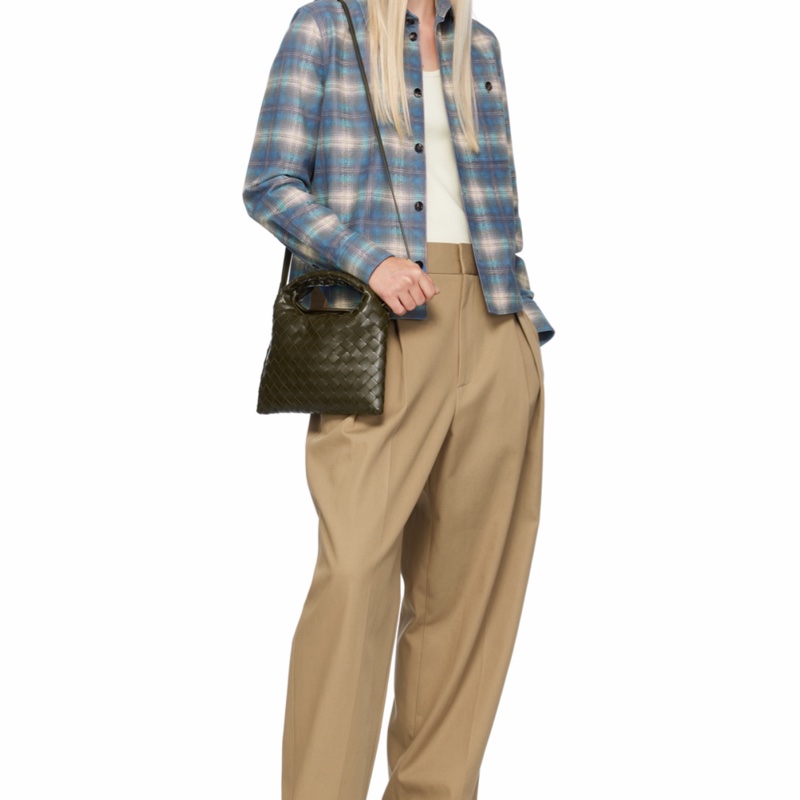 Bottega Veneta 女士 迷你Hop編織單肩包均碼碼MINI、25.5cm*11cm*14.5cm-3