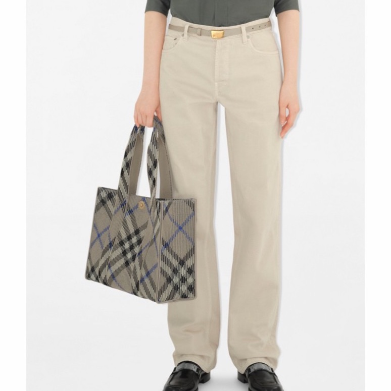 Burberry 女士 格紋針織托特包均碼碼24cm*15.5cm*28cm-2