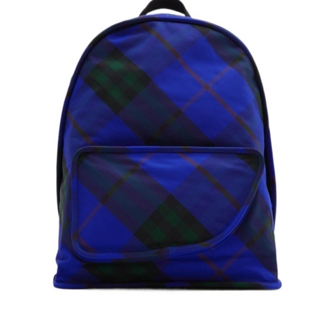Burberry 男士 格紋圖案細節雙肩包均碼碼33cm*21cm*46cm