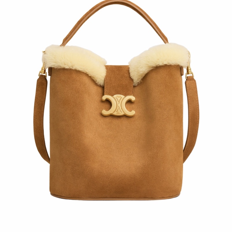 Celine 女士 中號徽標單肩包均碼碼中號、23.5cm*16cm*24cm-0