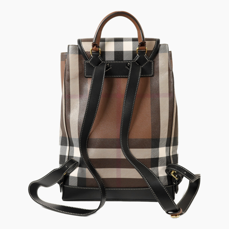 BURBERRY 塗層帆布BackPack金扣背包-1