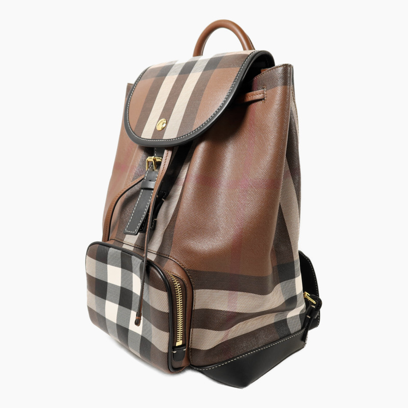 BURBERRY 塗層帆布BackPack金扣背包-2