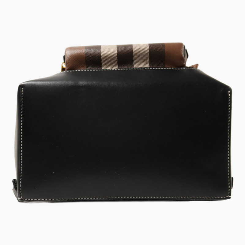 BURBERRY 塗層帆布BackPack金扣背包-3