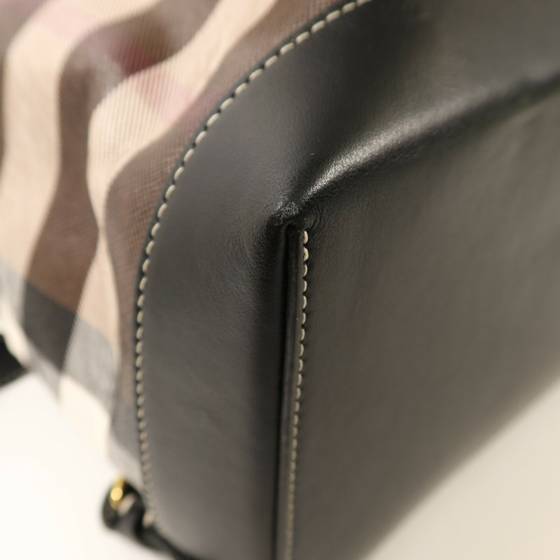 BURBERRY 塗層帆布BackPack金扣背包-10