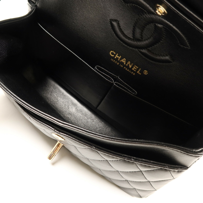 CHANEL 羊皮皮革Classic 23鏈帶肩背袋-4