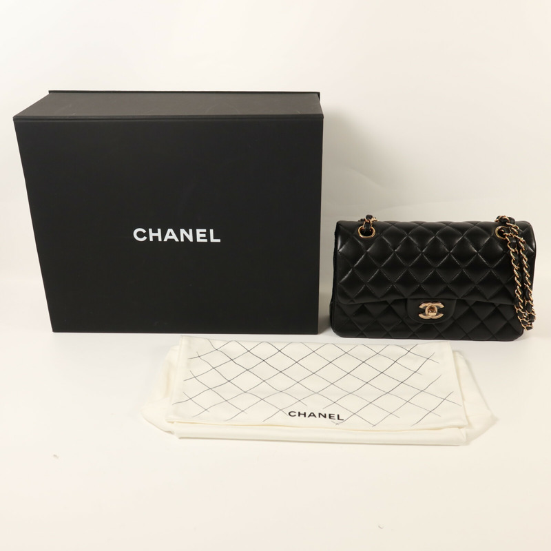 CHANEL 羊皮皮革Classic 23鏈帶肩背袋-8